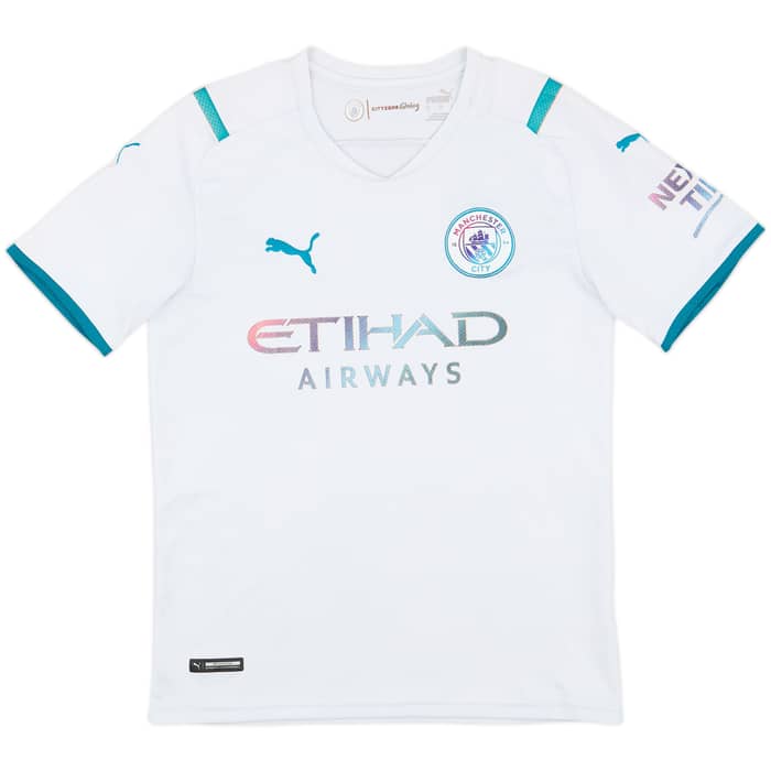 2021-22 Manchester City Away Shirt - 5/10 - (S)