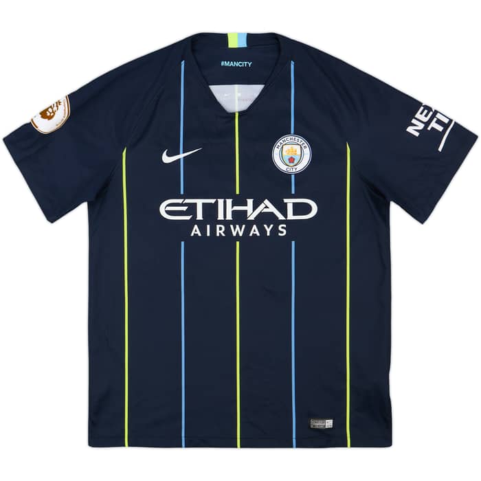 2018-19 Manchester City Away Shirt Sane #19 - 10/10 - (L)