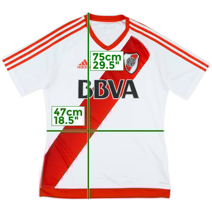 2016-17 River Plate Home Shirt - 8/10 - (M)