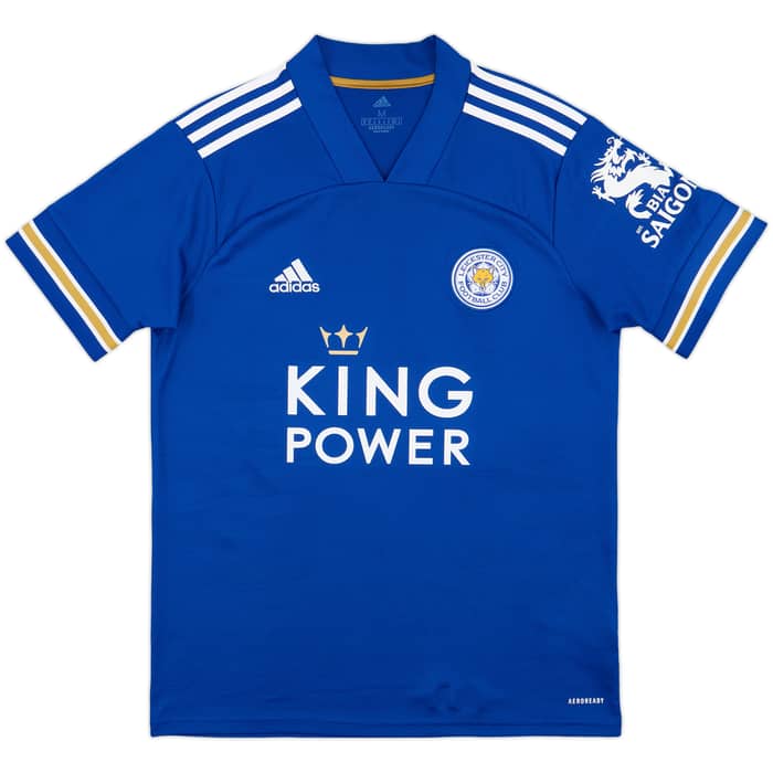 2020-21 Leicester Home Shirt Vardy #9 - 9/10 - (M)