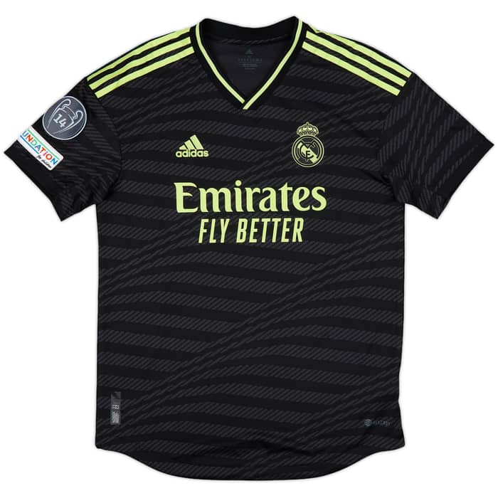 2022-23 Real Madrid Authentic Third Shirt Benzema #9 - 10/10 - (M)