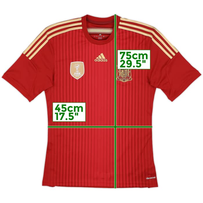 2013-15 Spain Home Shirt - 10/10 - (M)