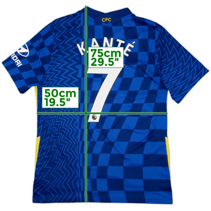 2021-22 Chelsea Home Shirt Kante #7 - 9/10 - (L)