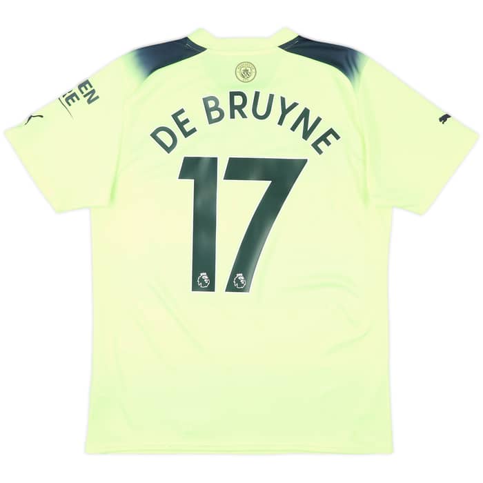2022-23 Manchester City Third Shirt De Bruyne #17 - 7/10 - (M)