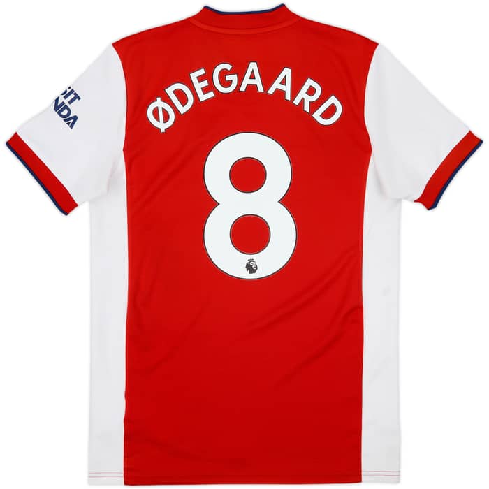 2021-22 Arsenal Home Shirt Odegaard #8 - 8/10 - (M)