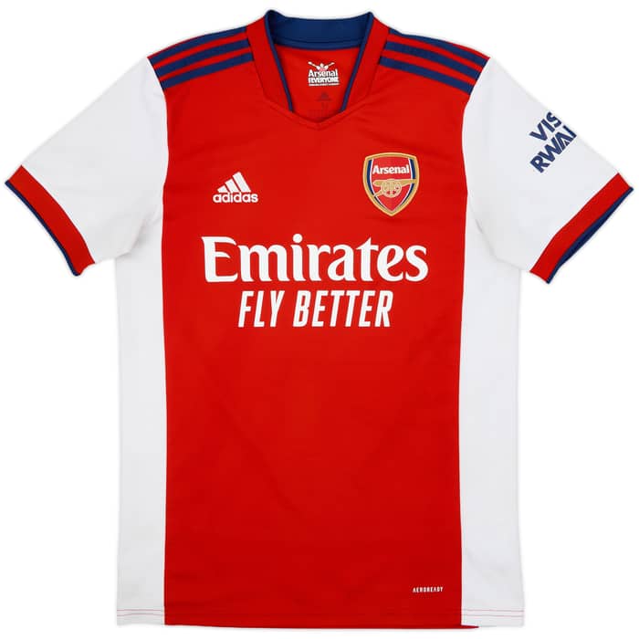 2021-22 Arsenal Home Shirt Odegaard #8 - 8/10 - (M)