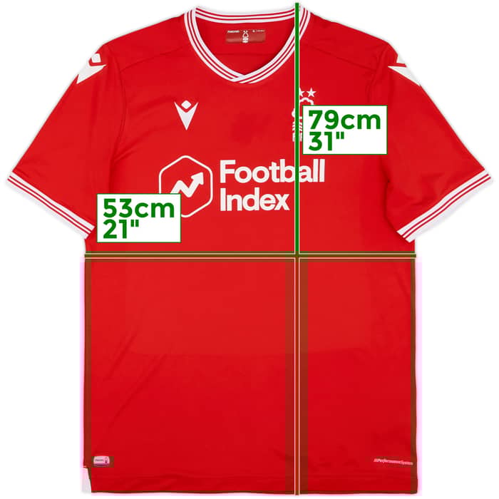 2020-21 Nottingham Forest Home Shirt - 9/10 - (XL)
