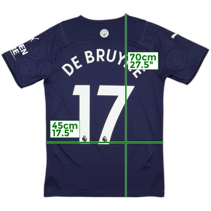 2021-22 Manchester City Third Shirt De Bruyne #17 - 10/10 - (S)