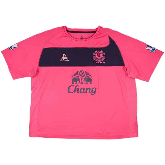 2010-11 Everton Away Shirt Baines #3 - 9/10 - (3XL)