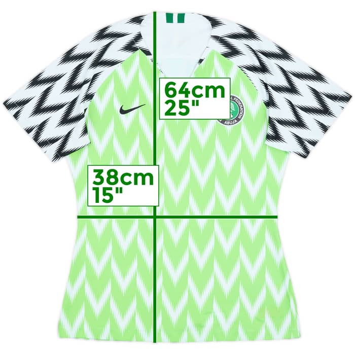 2018-19 Nigeria Home Shirt - 9/10 - (Women's S)