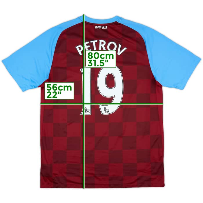 2011-12 Aston Villa Home Shirt Petrov #19 - 7/10 - (L)