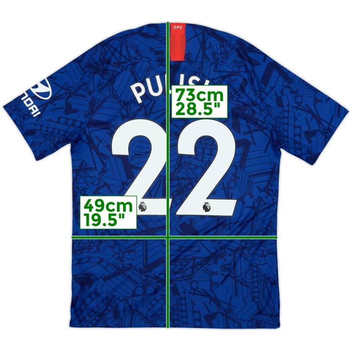 2019-20 Chelsea Home Shirt Pulisic #22 - 8/10 - (M)