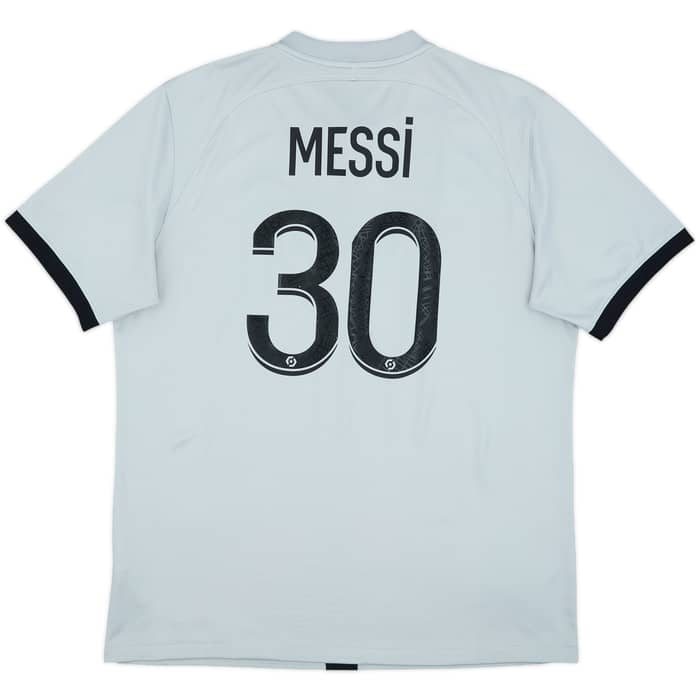 2022-23 Paris Saint-Germain Away Shirt Messi #30 - 9/10 - (L)