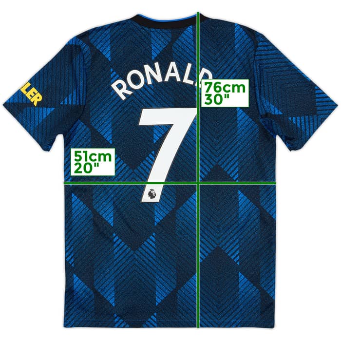 2021-22 Manchester United Third Shirt Ronaldo #7 - 8/10 - (M)