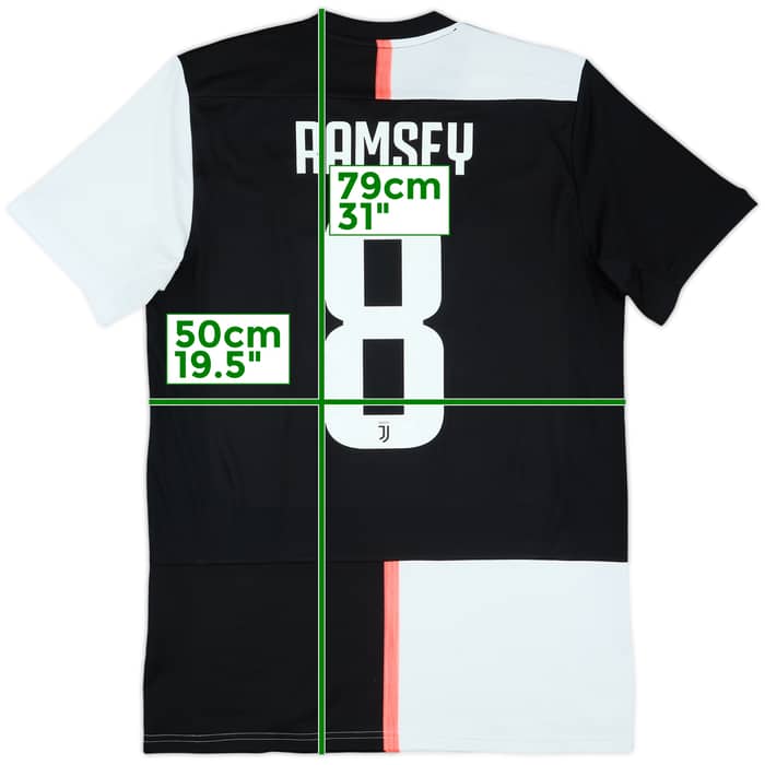 2019-20 Juventus Home Shirt Ramsey #8 - 8/10 - (M)