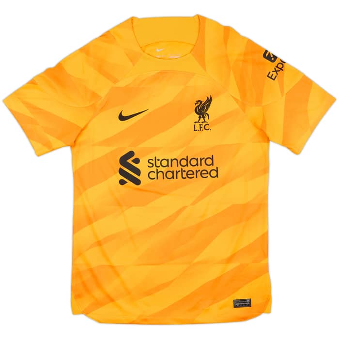 2023-24 Liverpool GK S/S Shirt A.Becker #1 - 10/10 - (S)