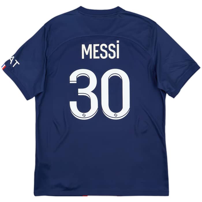 2022-23 Paris Saint-Germain Home Shirt Messi #30 - 10/10 - (L)