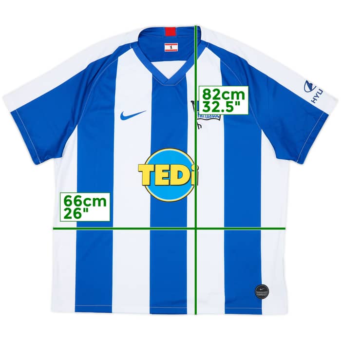 2019-20 Hertha Berlin Home Shirt - 10/10 - (XXL)