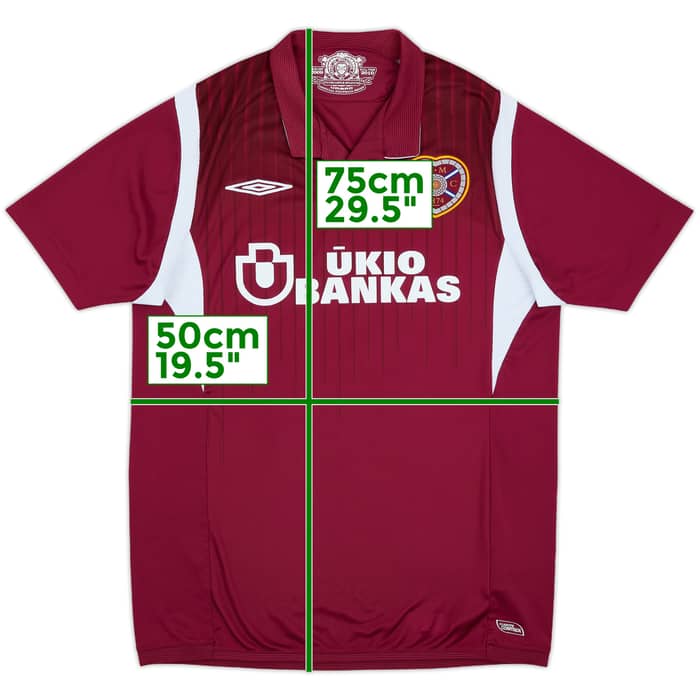 2009-10 Hearts Home Shirt - 8/10 - (S)
