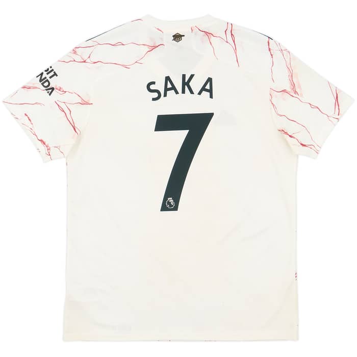 2020-21 Arsenal Away Shirt Saka #7 - 7/10 - (L)