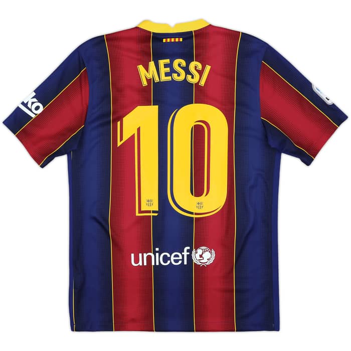 2020-21 Barcelona Home Shirt Messi #10 - 10/10 - (M)