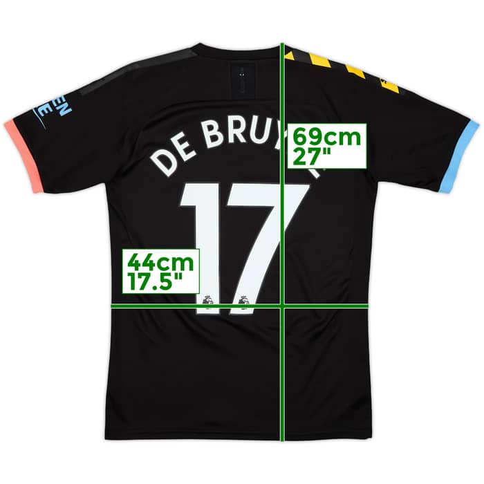 2019-20 Manchester City Away Shirt De Bruyne #17 - 9/10 - (S)