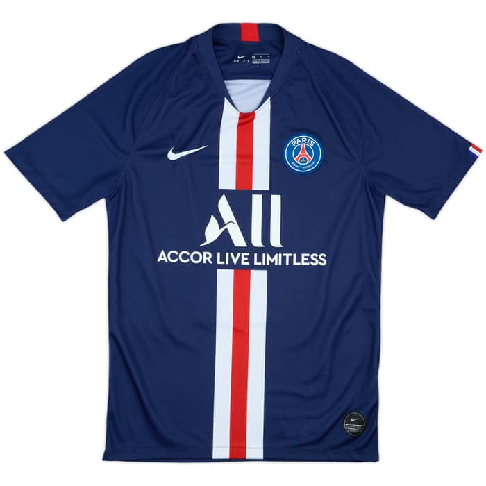 2019-20 Paris Saint-Germain Home Shirt Mbappe #7 - 10/10 - (M)