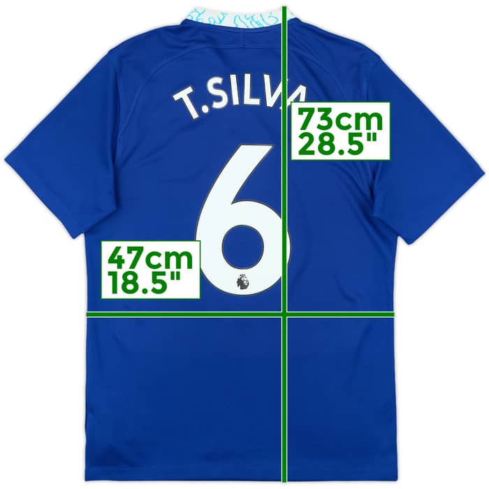 2022-23 Chelsea Home Shirt T.Silva #6 - 7/10 - (S)