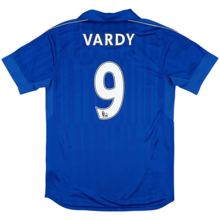 2016-17 Leicester Home Shirt Vardy #9 - 8/10 - (M)