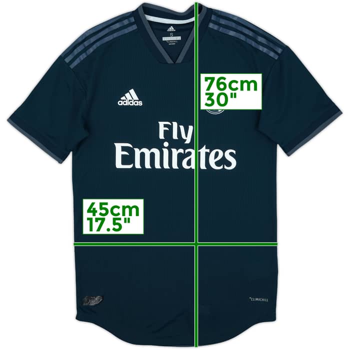 2018-19 Real Madrid Authentic Away Shirt - 10/10 - (S)