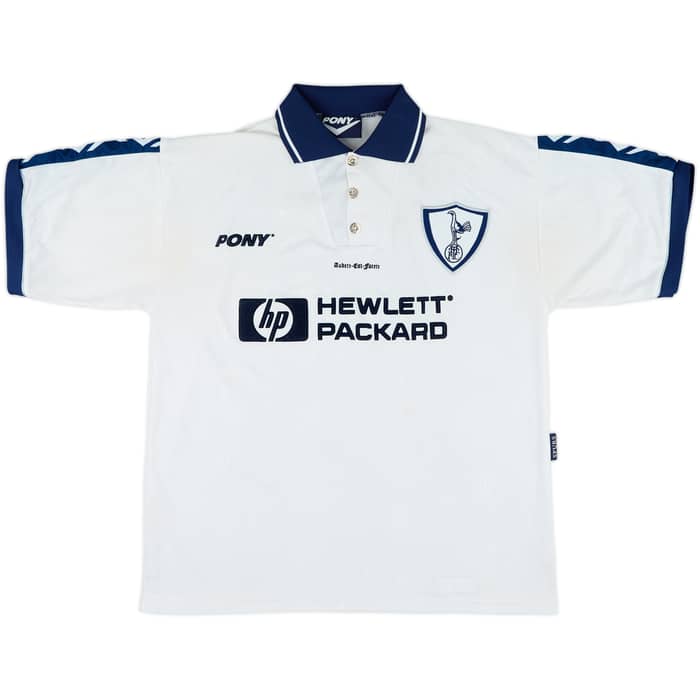 1995-97 Tottenham Home Shirt Sheringham #10 - 9/10 - (L)