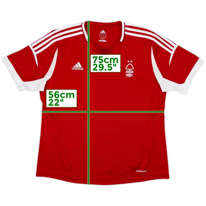 2013-14 Nottingham Forest Home Shirt - 9/10 - (XL)