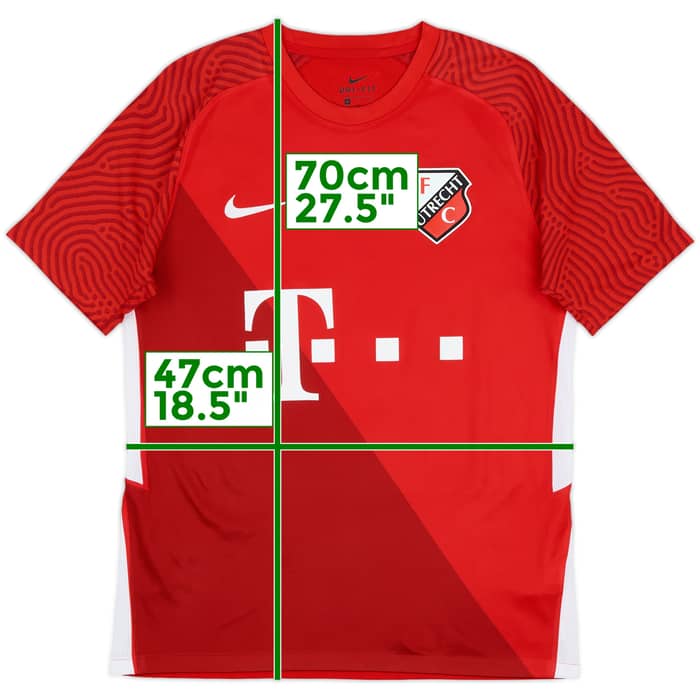 2021-22 Utrecht Home Shirt - 8/10 - (M)