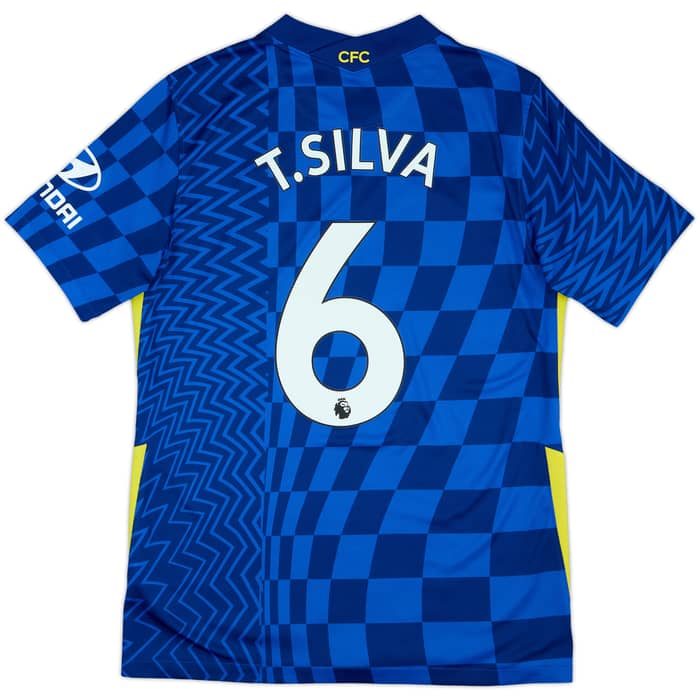 2021-22 Chelsea Home Shirt T.Silva #6 - 9/10 - (M)