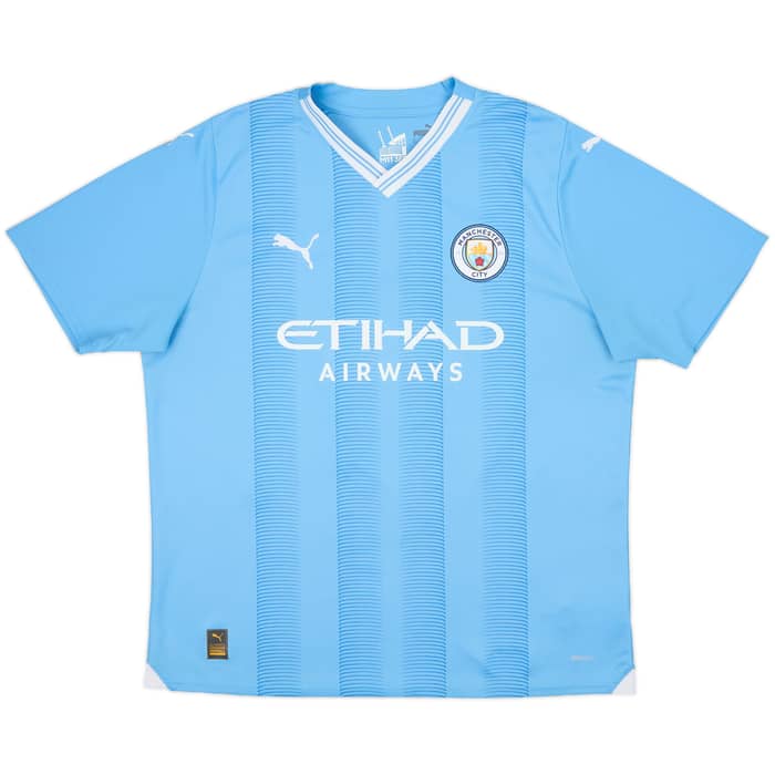 2023-24 Manchester City Home Shirt Haaland #9 - 10/10 - (XL)