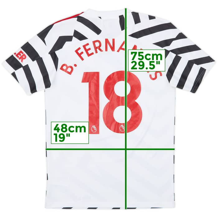 2020-21 Manchester United Third Shirt B.Fernandes #18 - 8/10 - (S)
