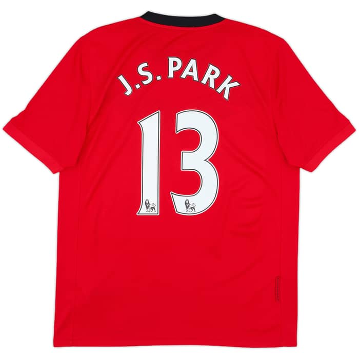 2009-10 Manchester United Home Shirt J.S.Park #13 - 8/10 - (M)