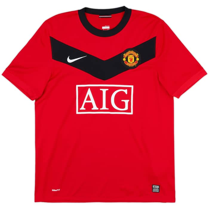 2009-10 Manchester United Home Shirt J.S.Park #13 - 8/10 - (M)