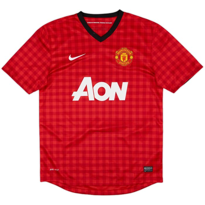 2012-13 Manchester United Home Shirt Scholes #22 - 7/10 - (M)