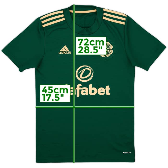 2021-22 Celtic Away Shirt - 7/10 - (XS)