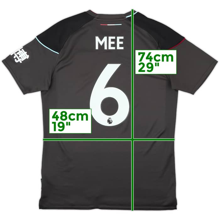 2020-21 Burnley Away Shirt Mee #6 - 9/10 - (M)