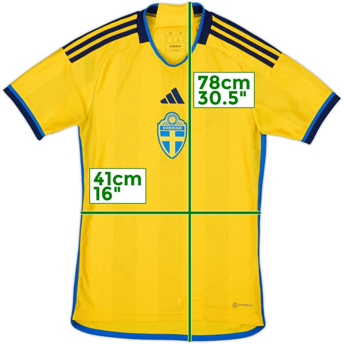 2022-23 Sweden Home Shirt - 10/10 - (XS)