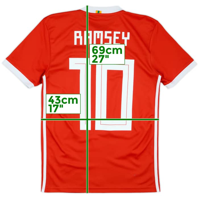 2018-19 Wales Home Shirt Ramsey #10 - 6/10 - (XS)