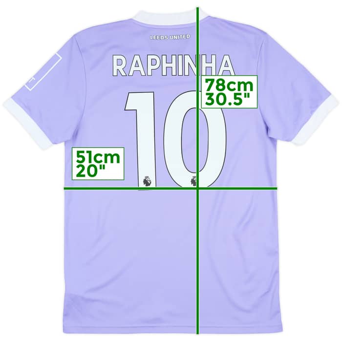 2021-22 Leeds United Third Shirt Raphinha #10 - 9/10 - (M)