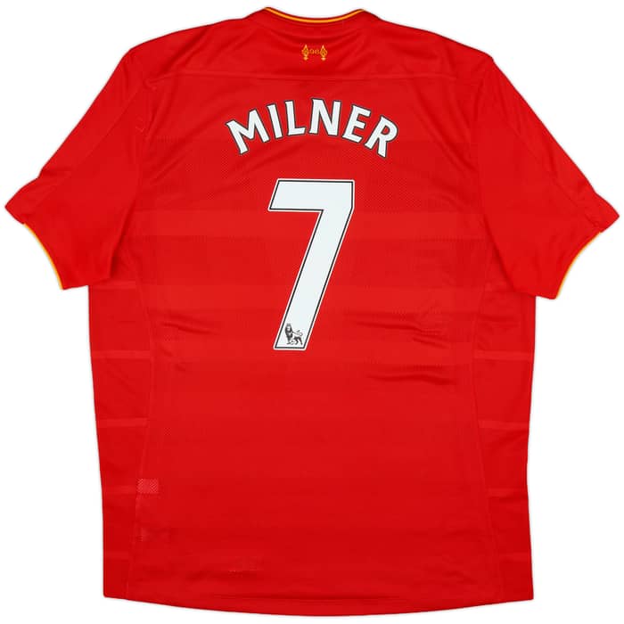2016-17 Liverpool Home Shirt Milner #7 - 7/10 - (XL)