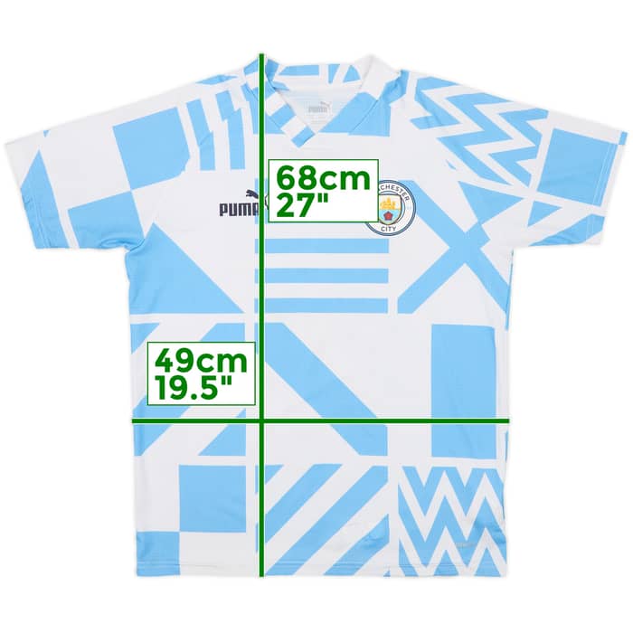 2022-23 Manchester City Puma Training Shirt - 6/10 - (L.Boys)