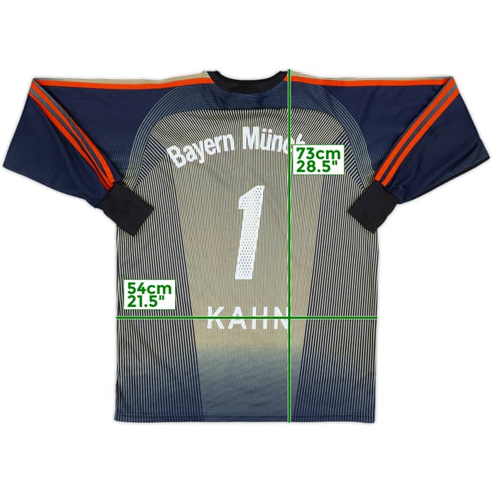 2003-04 Bayern Munich GK Shirt Kahn #1 - 7/10 - (S)