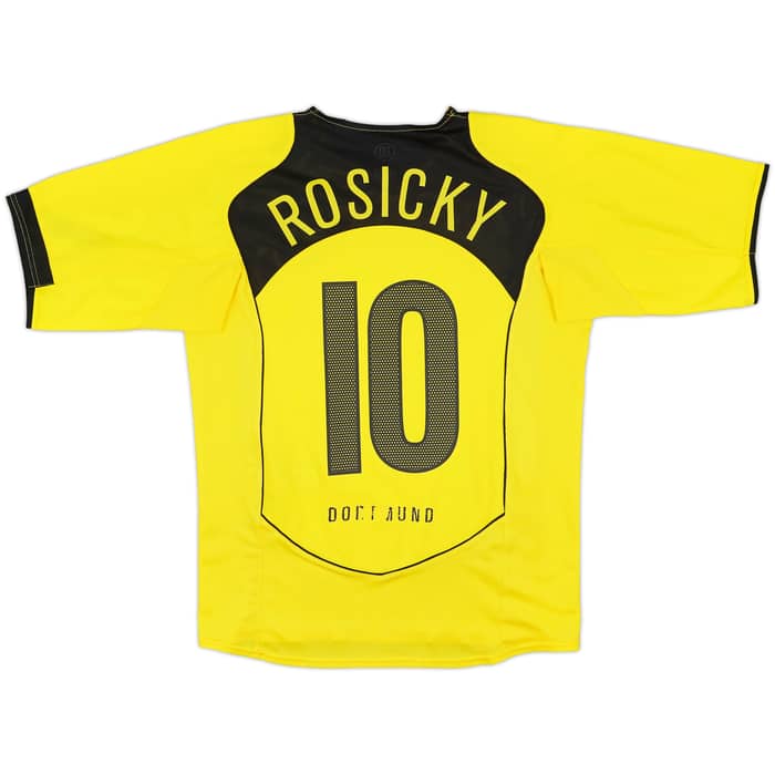2004-05 Borussia Dortmund Home Shirt Rosicky #10 - 7/10 - (M)