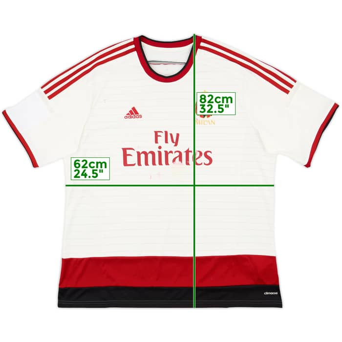 2014-15 AC Milan Away Shirt - 5/10 - (XXL)