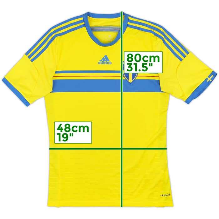 2014-15 Sweden Home Shirt - 8/10 - (M)